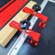 2 in 1 Woodworking 3 Steps Adjustable Table Clamps Quick Hold Down Clamps Pressure Plate Desktop Positioning Clamp for T Track and MFT Table