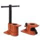 Wood Gluing Pipe Clamp 3/4 Inch Heavy Duty Woodworking Cast Iron Pipe Clamp