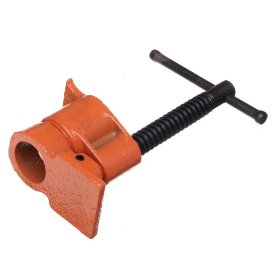 Wood Gluing Pipe Clamp 3/4 Inch Heavy Duty Woodworking Cast Iron Pipe Clamp