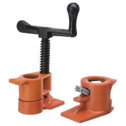 Wood Gluing Pipe Clamp 3/4 Inch Heavy Duty Woodworking Cast Iron Pipe Clamp Wood Gluing Pipe Clamp 3/4 Inch Heavy Duty Woodworking Cast Iron Pipe Clamp