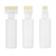 10pcs 120ml Glue Bottle PE Flat Shoulder Plastic Bottle 2/3/5mm Wool Felt Head Plastic Cover