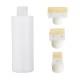 10pcs 120ml Glue Bottle PE Flat Shoulder Plastic Bottle 2/3/5mm Wool Felt Head Plastic Cover