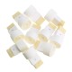 10pcs 120ml Glue Bottle PE Flat Shoulder Plastic Bottle 2/3/5mm Wool Felt Head Plastic Cover