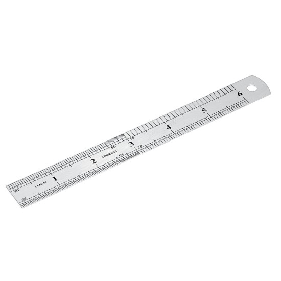 150-1200mm Thickened Stainless Steel Ruler with Metric and Inch Scales Woodworking Scriber Measuring Tool