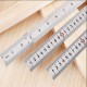 150-1200mm Thickened Stainless Steel Ruler with Metric and Inch Scales Woodworking Scriber Measuring Tool