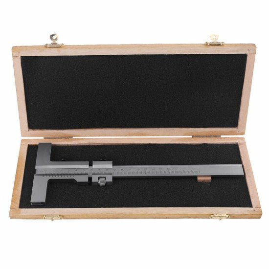 160/250/300/400/500mm T-Type Vernier Caliper Scraper Bridge Tool 0.05mm Fine Adjustment Carbon Steel Ruler Measuring Tool