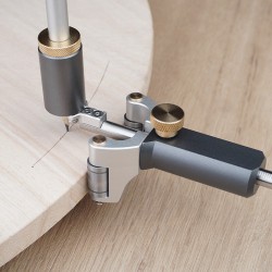 2 In 1 Woodworking Straight Line Linear Arc Scriber Tool with Pencil Scribe Tool Draw Circle Straight Tool 2 In 1 Woodworking Straight Line Linear Arc Scriber Tool with Pencil Scribe Tool Draw Circle Straight Tool