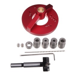 35MM Cup Hinge Punch Jig with Forstner Drill Bit Hole Drill Guide Wood Cutter Carpenter Woodworking Tool 35MM Cup Hinge Punch Jig with Forstner Drill Bit Hole Drill Guide Wood Cutter Carpenter Woodworking Tool