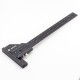 Multifunction Inch and MM Woodworking Scriber Gauge Aluminum Measuring Marking Framing Ruler Tool for Carpentry