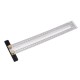 200/300/400mm Stainless Steel Precision Marking T Ruler Hole Positioning Measuring Ruler Woodworking Scriber Scribing Tool