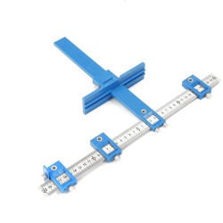 Upgrade Inch/mm Drill Guide Sleeve Cabinet Hardware Jig Wood Drilling Dowelling Tool Upgrade Inch/mm Drill Guide Sleeve Cabinet Hardware Jig Wood Drilling Dowelling Tool