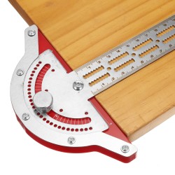 Stainless Steel Edge Ruler Protractor Woodworking Ruler Angle Measuring Tool Precision Carpenter Tool Stainless Steel Edge Ruler Protractor Woodworking Ruler Angle Measuring Tool Precision Carpenter Tool
