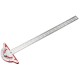 Stainless Steel Edge Ruler Protractor Woodworking Ruler Angle Measuring Tool Precision Carpenter Tool