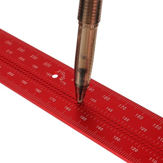300mm Universal Angle Ruler Multifunctional Try Square Precision Woodworking Scriber Marking Ruler For Measuring Guide Cutting