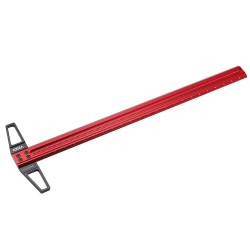 TS Imperial 12 to 30 Inch Aluminum Alloy Precision Woodworking Scriber Positioning Marking T Ruler 1/16 Inch Per Hole TS Imperial 12 to 30 Inch Aluminum Alloy Precision Woodworking Scriber Positioning Marking T Ruler 1/16 Inch Per Hole