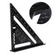 7 Inch Aluminum Triangle Ruler Square Rafter Angle Miter Protractor Measuring