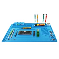 S160 Magnetic Heat Insulation Silicone Pad Desk Mat Maintenance Platform BGA Soldering Repair Station S160 Magnetic Heat Insulation Silicone Pad Desk Mat Maintenance Platform BGA Soldering Repair Station