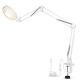 5X Welding Magnifying Glass LED Table Desk Lamp Three-Section Folding Handle Magnifier for Nail Repair Lighting Read