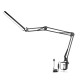 USB 5X Folding Magnifier Table Clamp Soldering Third Hand Tool 3 Colors LED Illuminated Lamp Magnifying Glass