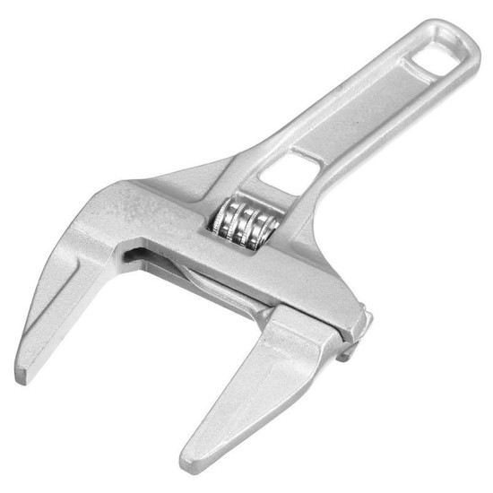 200mm Mini Small Adjustable Spanner Wrench Short Shank Large Openings Ultra Thin