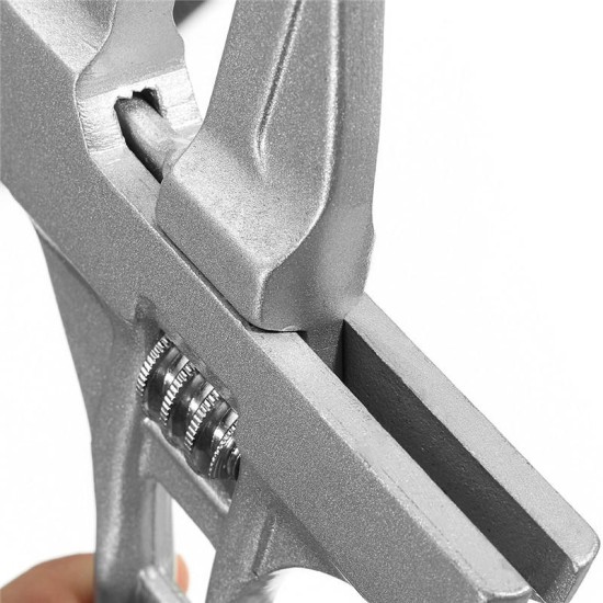 200mm Mini Small Adjustable Spanner Wrench Short Shank Large Openings Ultra Thin