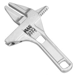 200mm Mini Small Adjustable Spanner Wrench Short Shank Large Openings Ultra Thin 200mm Mini Small Adjustable Spanner Wrench Short Shank Large Openings Ultra Thin