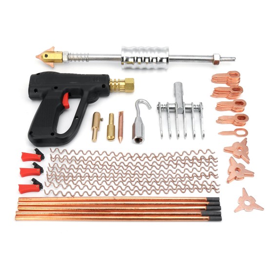 86Pcs Dent Puller Kit Car Body Dent Spot Repair Device Welder Stud Weld Welding Tools Kit