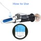 RHA-503ATC ATC Automatic Car Vehicle Battery Antifreeze Fluids Refractometer Glycol Ethylene Propylene Tester