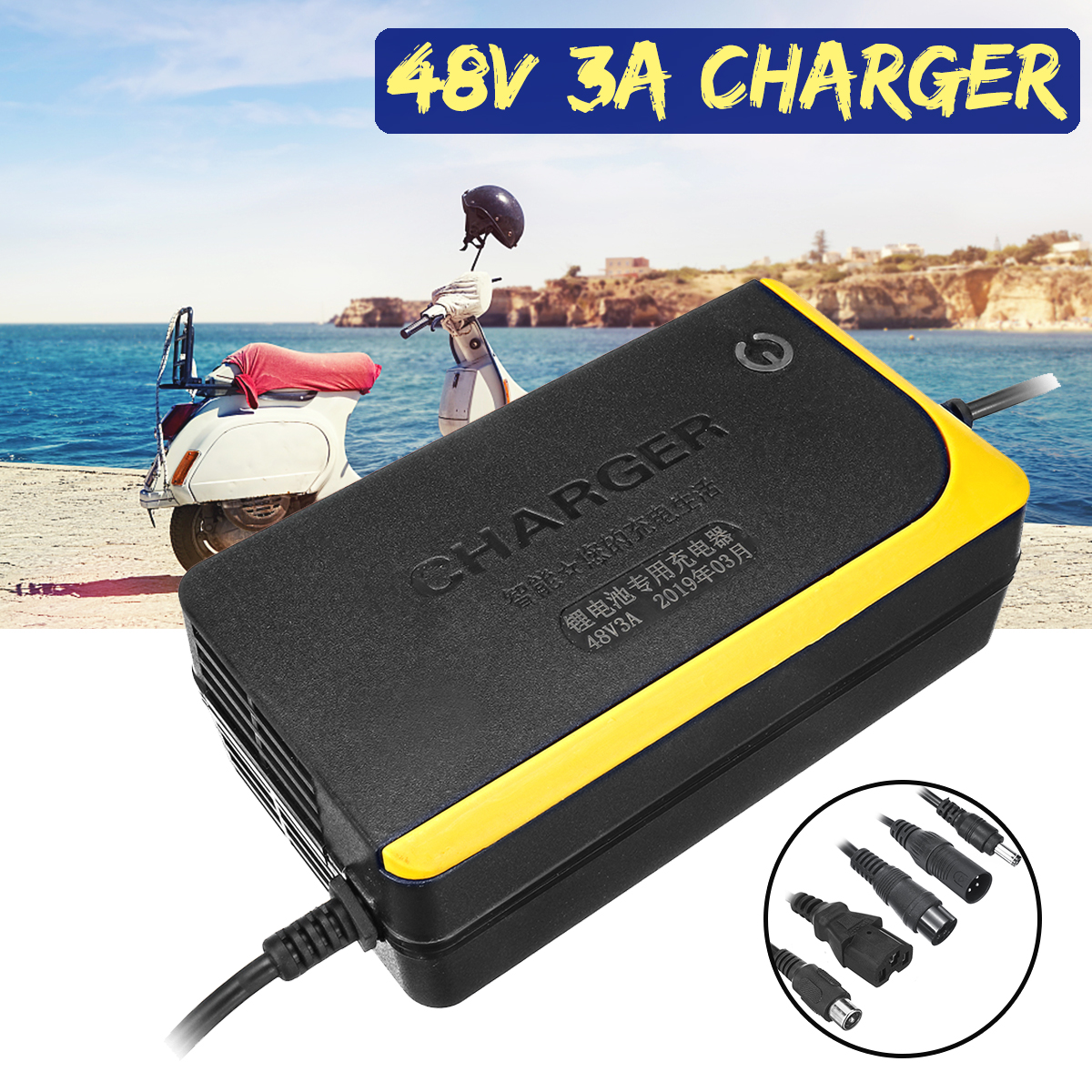 48V-3A-Lithium-Battery-Charger-For-Skateboard-Single-wheeled-Electric-Bicycle-1443394-1
