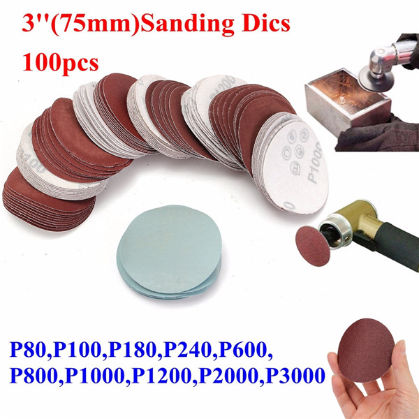 100pcs-3-Inch-75mm-80-to-3000-Grit-Sand-Paper-Sanding-Polishing-Pad-1089071-1