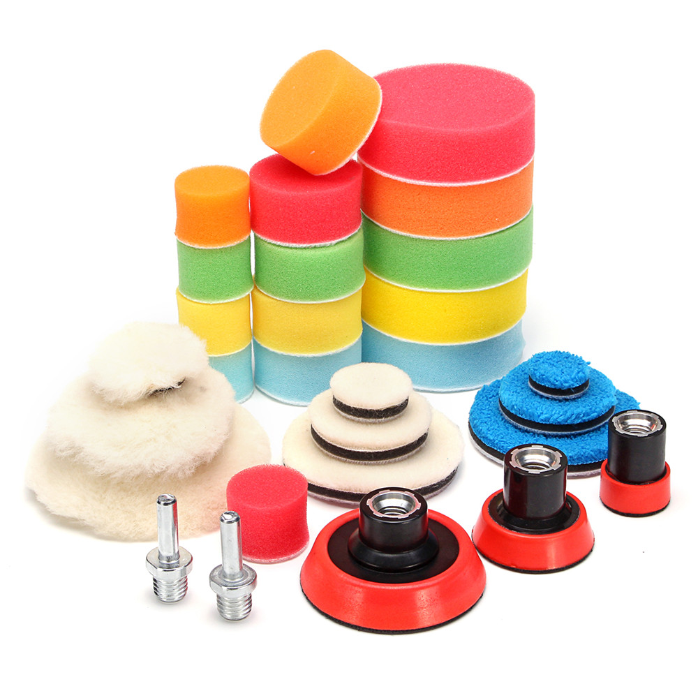 29pcs-Polishing-Pad-Kit-With-M14-Thread-Back-Pad-And-Adapter-For-Polishing-Waxing-1388573-2