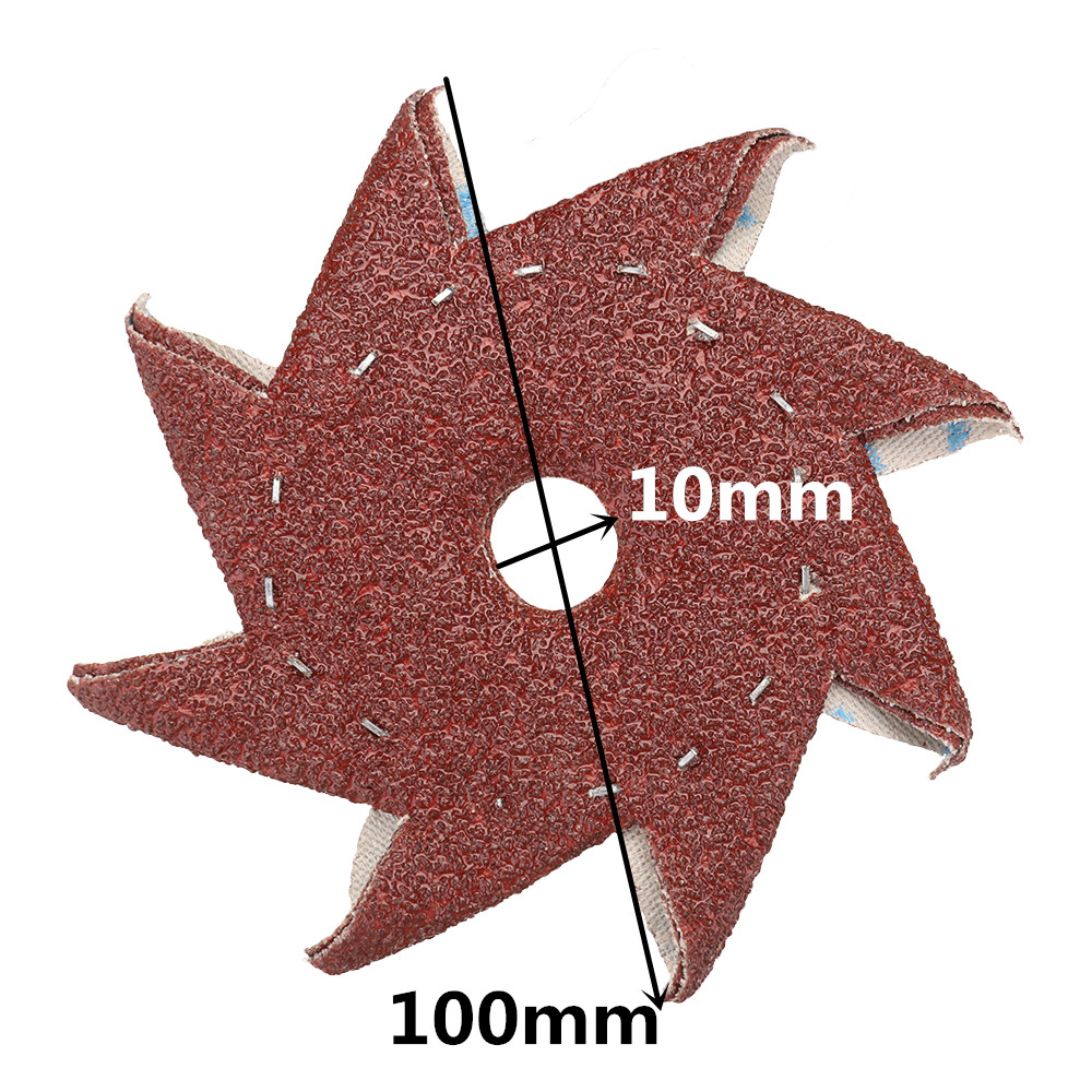 50Pcs-320-Grit-Octagonal-Abrasive-Sandpaper-Double-Layer-Sanding-Buffing-Tool-1574388-1