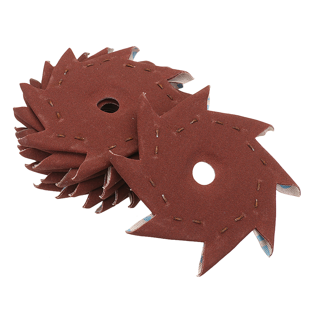 50Pcs-80-Grit-Octagonal-Abrasive-Sandpaper-Double-Layer-Sanding-Buffing-Tool-1574385-5