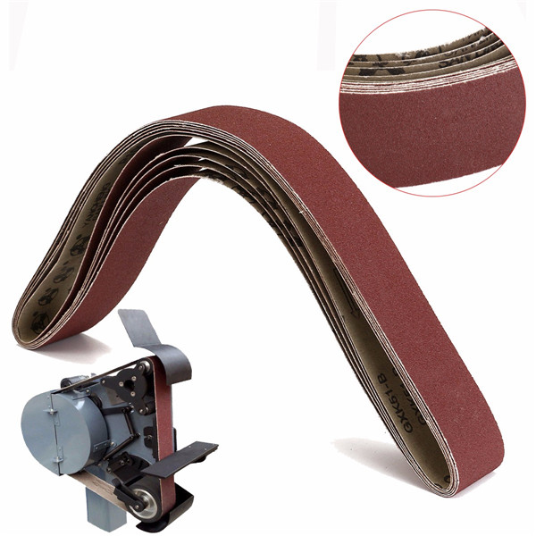 5pcs-5x106cm-100-Grit-Alumina-Sanding-Belts-Self-Sharpening-Oxide-Abrasive-Strips-1098956-8