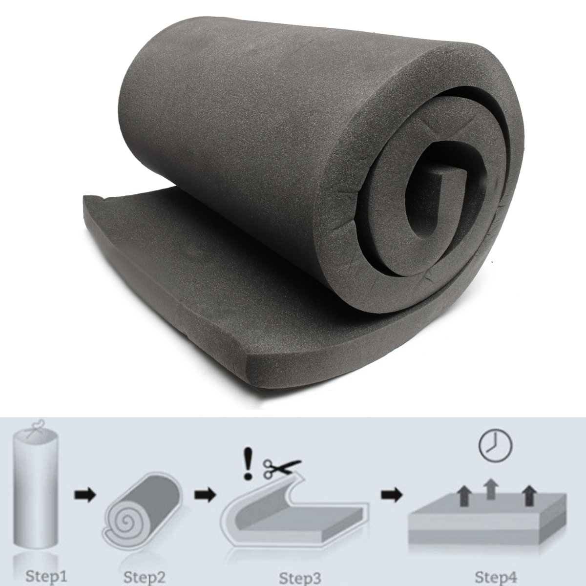 200x60x5cm-Black-High-Density-Seat-Foam-Cushion-Sheet-Replacement-Upholstery-Cushion-Foam-Pads-1333564-3