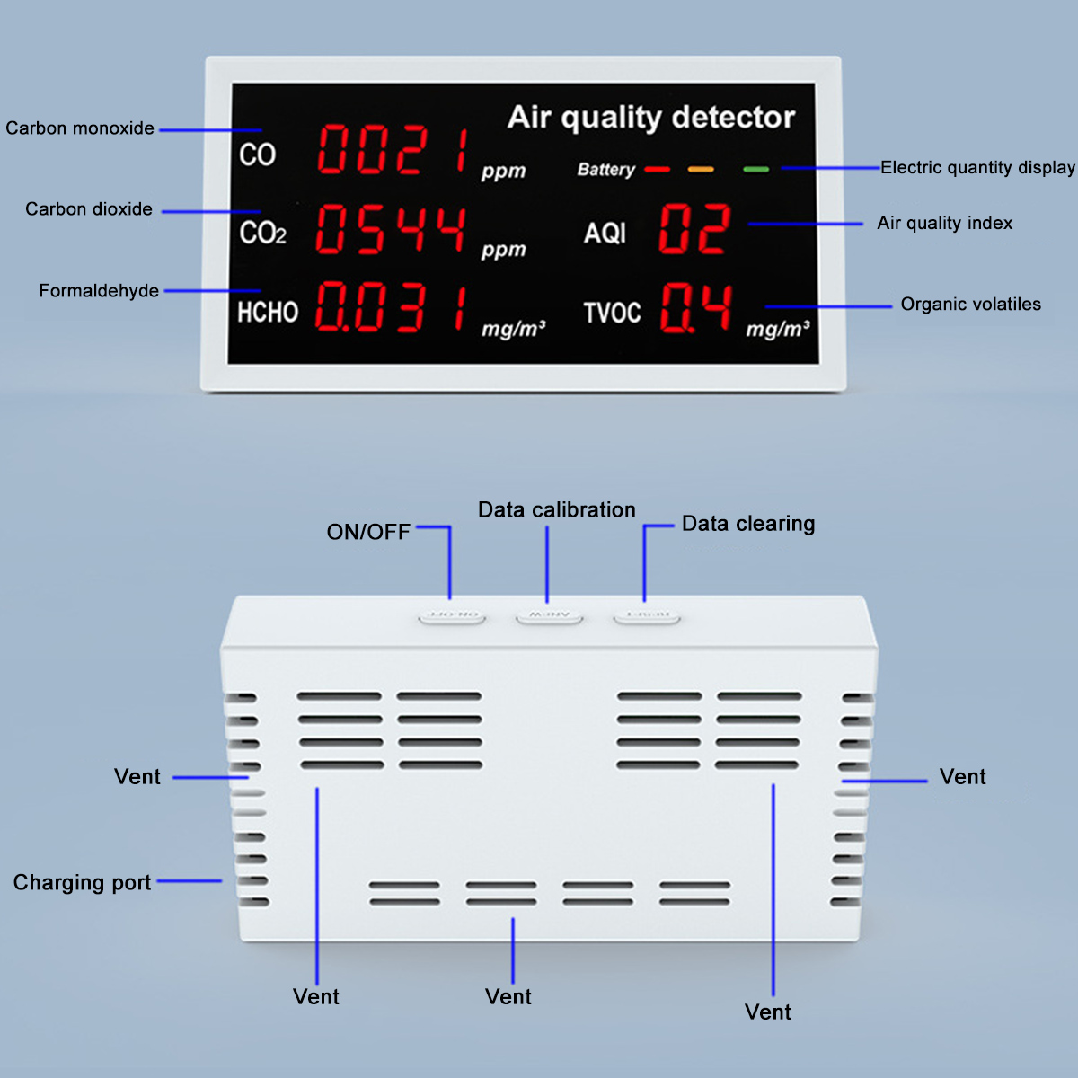 CO-CO2-HCHO-TVOC-AQI-Tester-LED-Digital-Air-Quality-Monitor-Indoor-Outdoor-Gas-Analyzer-1893976-7