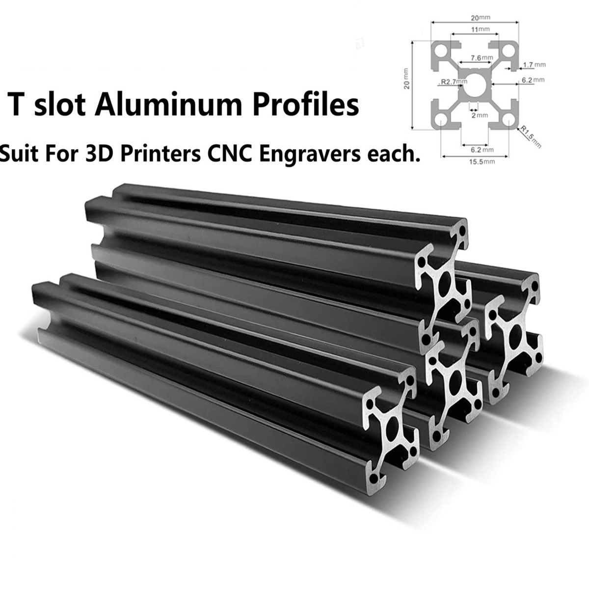 100-1200mm-Length-2020-T-Slot-Aluminum-Profiles-Extrusion-Frame--For-CNC-Stands-1940898-1