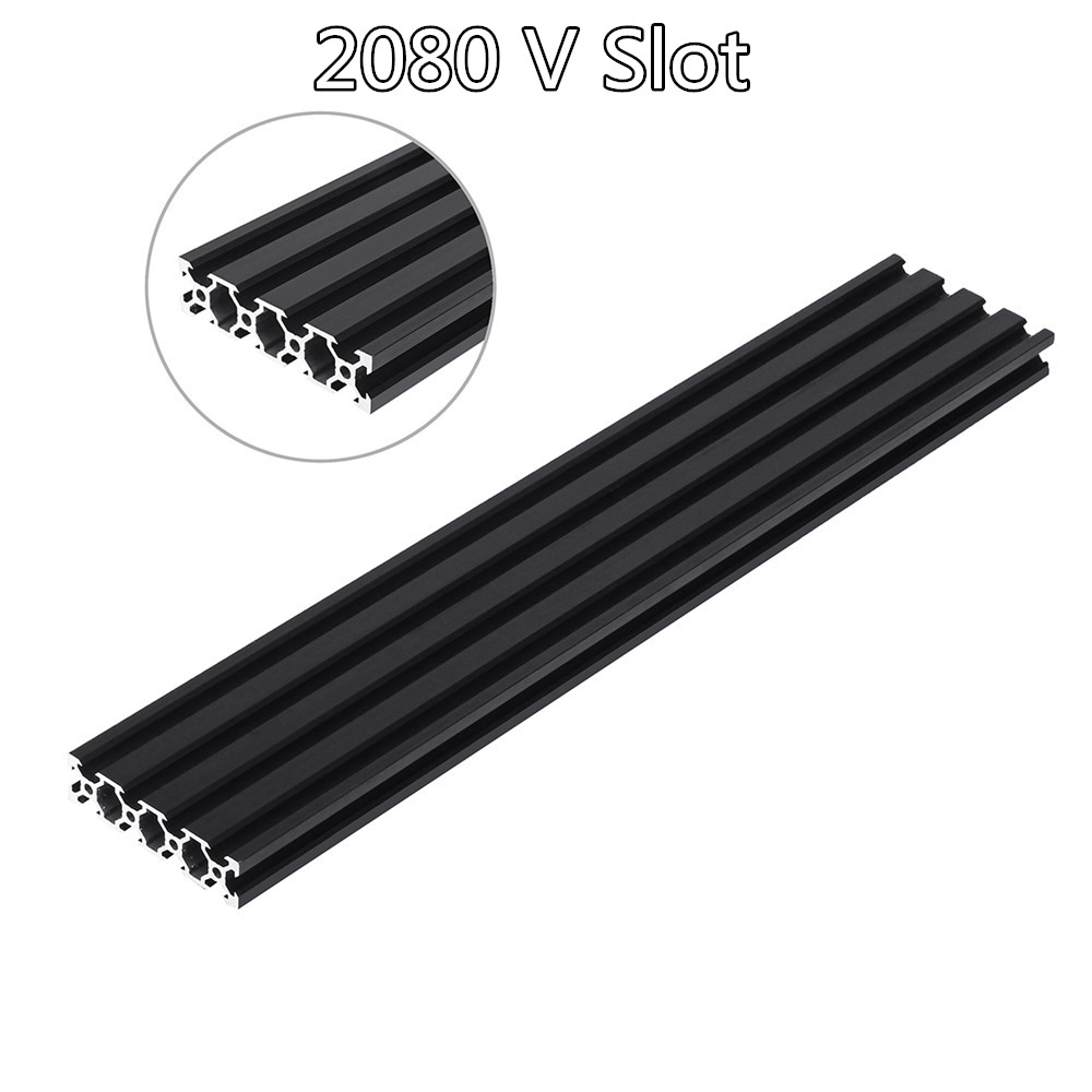 Machifit-200-1000mm-Black-2080-V-Slot-Aluminum-Profile-Extrusion-Frame-for-CNC-Tool-DIY-1342019-1