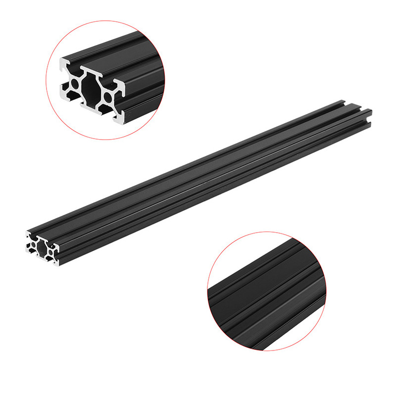 Machifit-450mm-Length-Black-Anodized-2040-T-Slot-Aluminum-Profiles-Extrusion-Frame-For-CNC-1268398-2