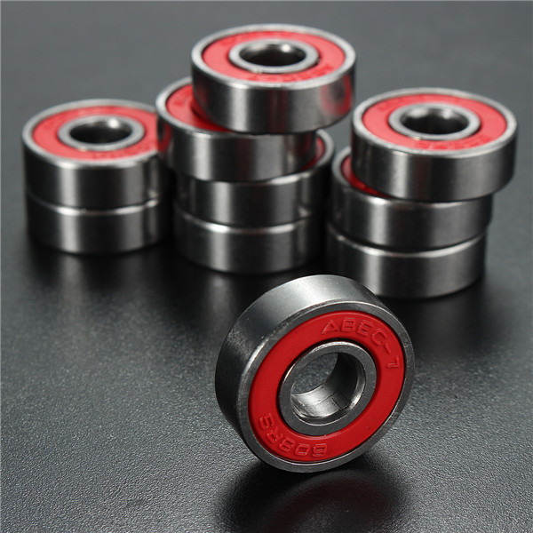 10pcs-ABEC-7-Red-Sealed-Deep-Groove-Skateboard-Ball-Bearing-608RS-9x22x6mm-Ball-Bearing-1134278-3