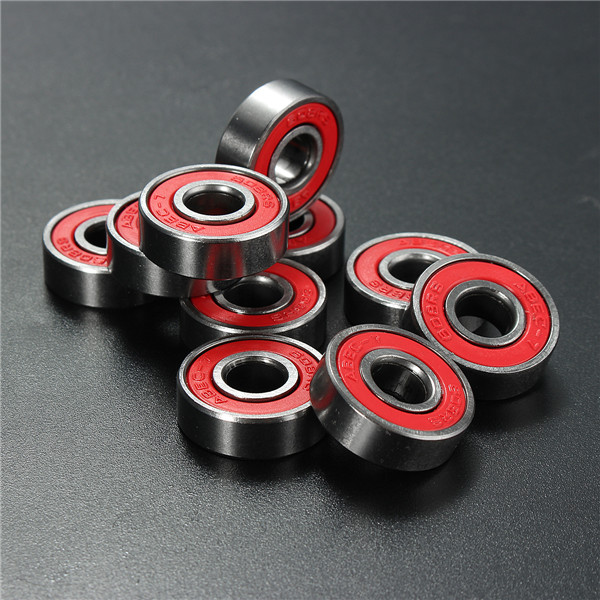 10pcs-ABEC-7-Red-Sealed-Deep-Groove-Skateboard-Ball-Bearing-608RS-9x22x6mm-Ball-Bearing-1134278-5