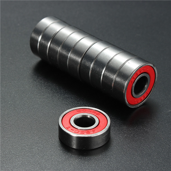 10pcs-ABEC-7-Red-Sealed-Deep-Groove-Skateboard-Ball-Bearing-608RS-9x22x6mm-Ball-Bearing-1134278-9