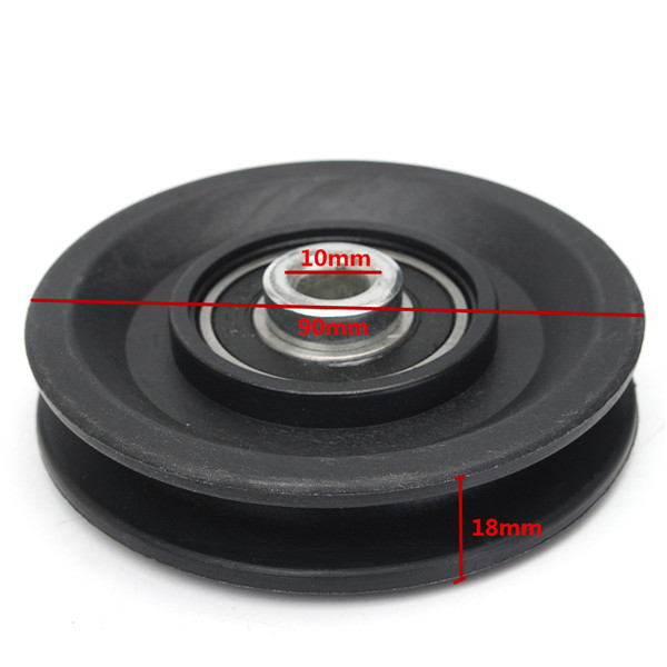 90mm-Nylon-Bearing-Pulley-Wheel-35quot-Cable-Gym-Fitness-Equipment-Part-1210654-1