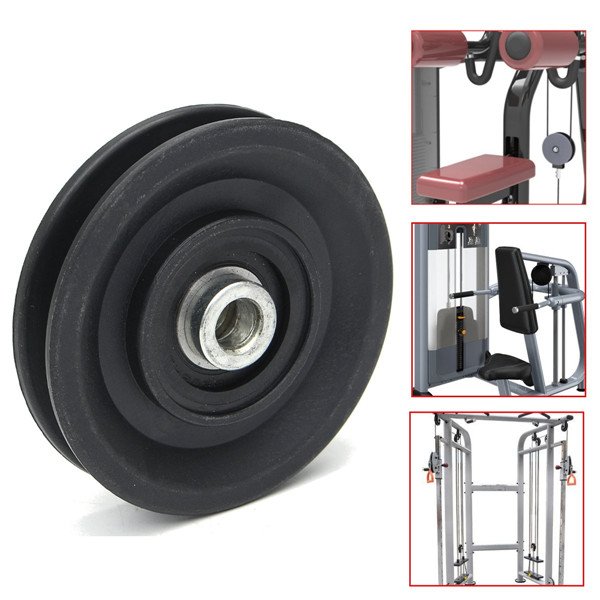 90mm-Nylon-Bearing-Pulley-Wheel-35quot-Cable-Gym-Fitness-Equipment-Part-1210654-2