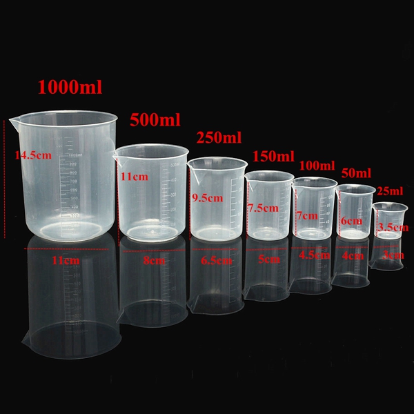 25mL-To-250mL-Graduated-Clear-Plastic-Beaker-Volumetric-Container-For-Laboratory-998164-3