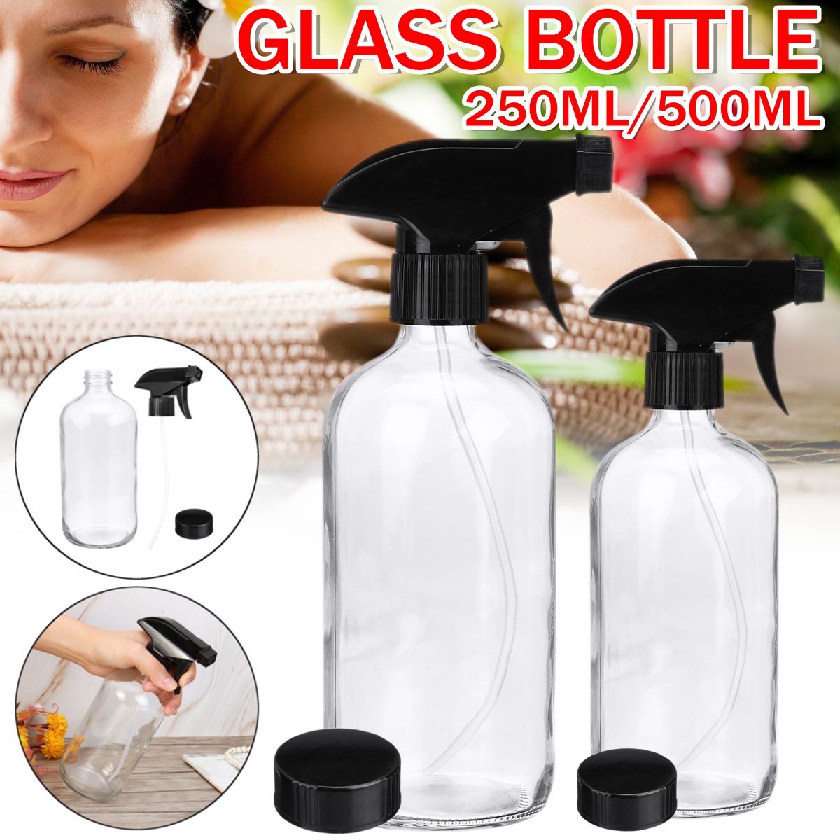 250ml500ml-Clear-Glass-Bottle-With-Trigger-Sprayer-Cap-Essential-Oil-Water-Spraying-Bottle-1690680-2