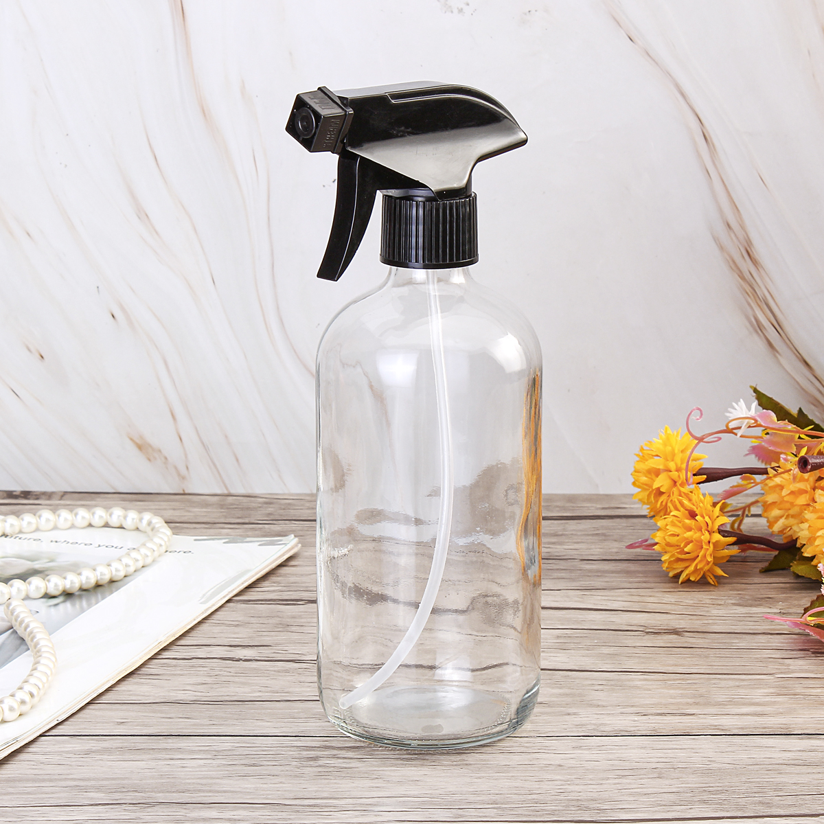 250ml500ml-Clear-Glass-Bottle-With-Trigger-Sprayer-Cap-Essential-Oil-Water-Spraying-Bottle-1690680-5