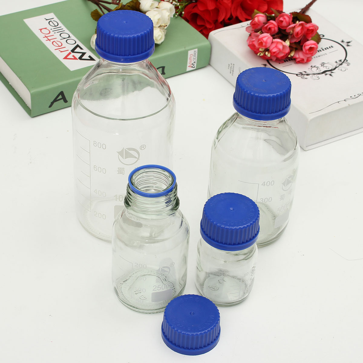Experiment-Glass-Reagent-Bottles-Blue-Screw-Cap-100ml-250ml-500ml-1000ml-1036426-5