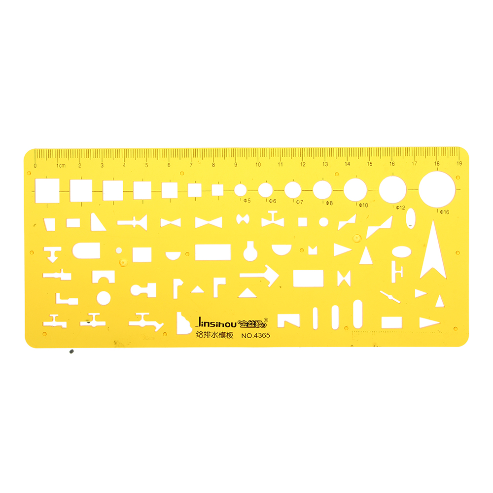 Water-Supply-and-Drainage-Design-Drawing-Template-KT-Soft-Plastifc-Ruler-Drafting-Stencil-1298427-1