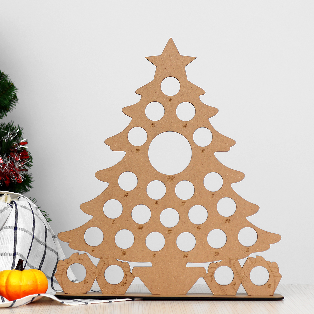 Wooden-Christmas-Advent-Calendar-Christmas-Tree-Decoration-Fits-25-Circular-Chocolates-Candy-Stand-R-1587861-2